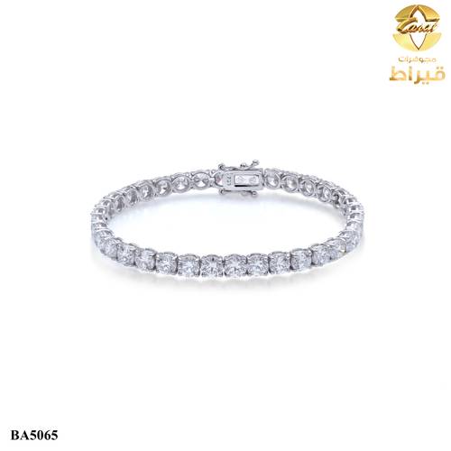 اسورة ذهب عيار 18 تنس من الماس الزراعي