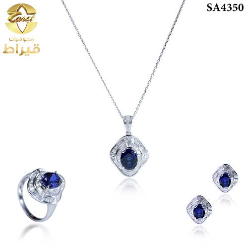 WOMEN'S HALF SET WITH 18K WHITE GOLD AND DIAMONDS