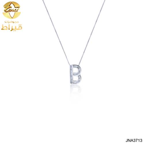  مجوهرات - ذهب - عقد ذهب مع الماس عيار 18