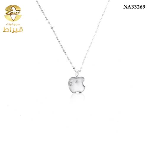  عقد ذهب مع الماس عيار 18