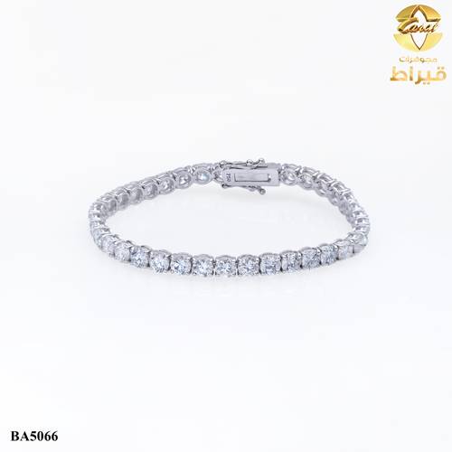  اسورة ذهب عيار 18 تنس من الماس الزراعي