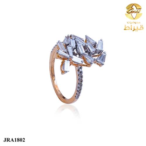  خاتم ذهب  مع الماس عيار 18