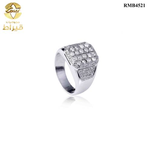  خاتم فضة مع الماس عيار 925