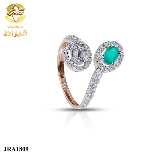  خاتم ذهب  مع الماس عيار 18