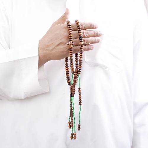  سبحة خشب العود 