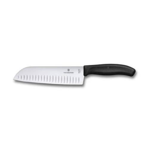 Victorinox SANTOKU Knife 20 cm - Black Handle 