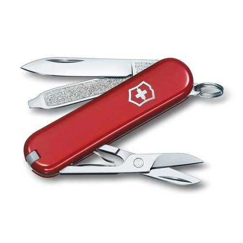 Red Classic Victorinox Swiss Knife - 7 Functions