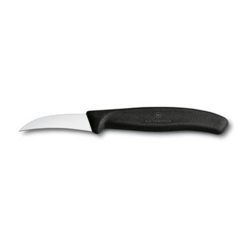 سكين التشكيل (البامية) 6 سم Victorinox - مقبض أسود