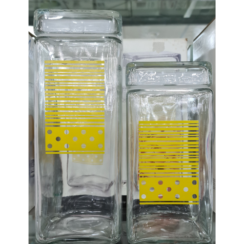Libbey Spice Box Set of 2 Pieces - Transparent