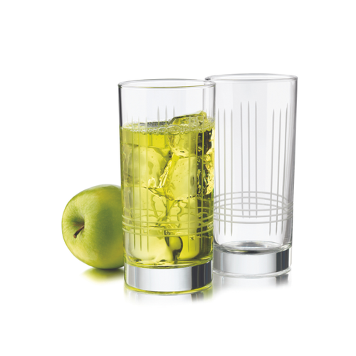 Decorated Glasses Set (4 Pcs) - 448 ml