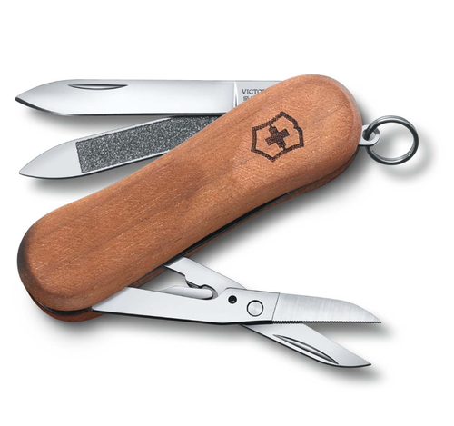 سويس نايف Victorinox   - خشبي - 5 وظائف