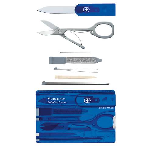 Victorinox Blue Swiss Card - 10 Functions