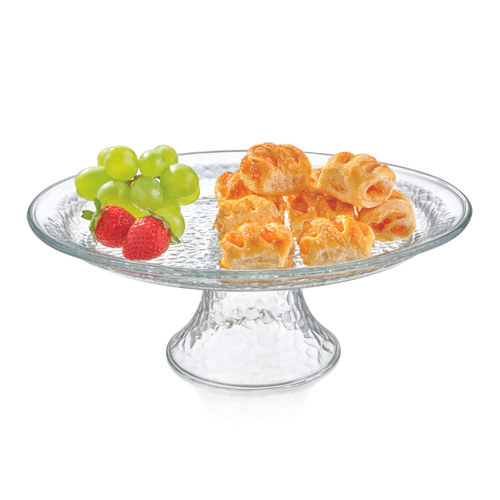 Oval cake dish with base