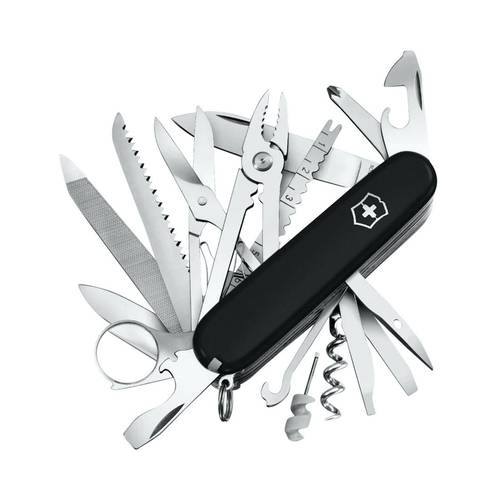 Black Victorinox Champ Swiss Pocket Knife - 33 Functions