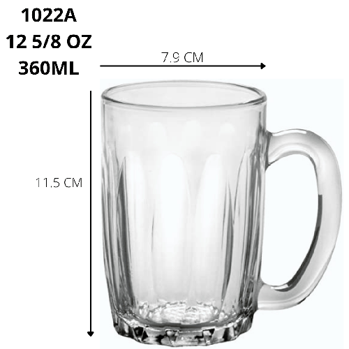 Duralex Glass Cup  360 ml  - Transparent