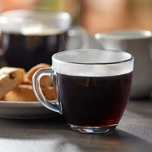 Glass Mug with Handle (6 Pcs)- 7.75 oz/ 220 ml