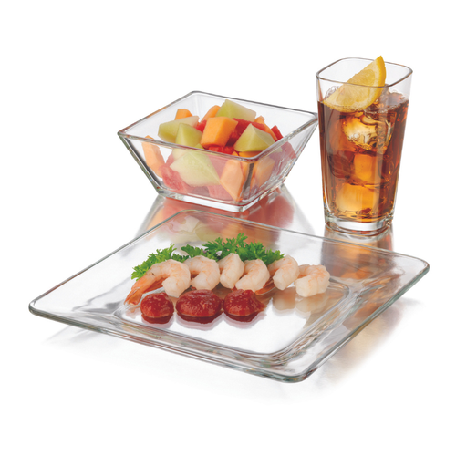 Libbey Serving Set of 18 Pieces - Transparent