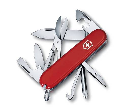  Victorinox Super Tinker Swiss Knife - Red-14 Function
