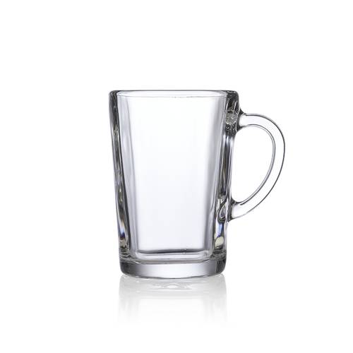 Glass Mug with hand - 473 ml