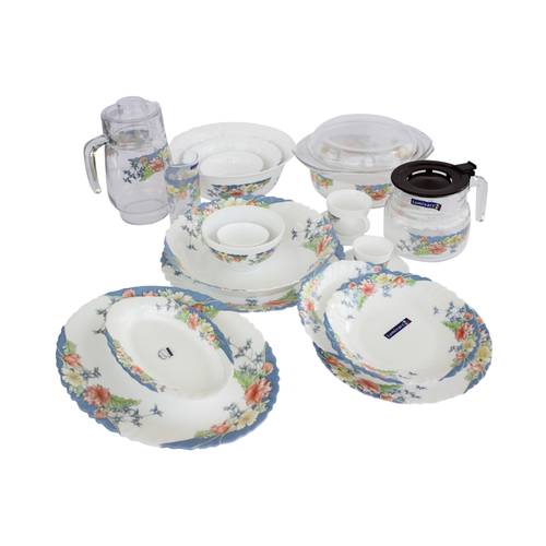 French Floral Dinner Set (72 Pcs)