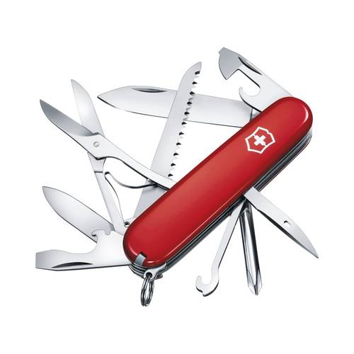 Red Fieldmaster Victorinox Swiss Pocket Knife - 15 Functions