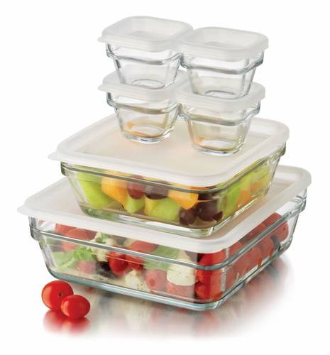 Libbey Save'n Store 12 Piece Glass Tupperware Set