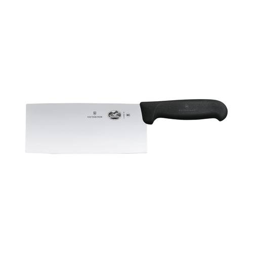 Victorinox Fibrox Chinese Chef's Knife - Black - 18 CM.