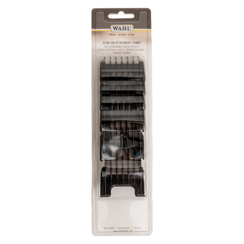 مجموعة من أمشاط الملحقات البلاستيكية الشاملة (6 قطع) 3 ، 6 ، 9 ، 12 ، 18 ، 25 مم Moser