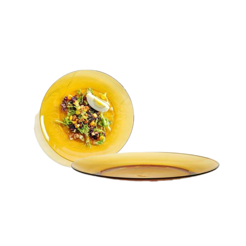   ROUND DISH- 23.5 cm- Hazel-Duralex- 12 Pcs