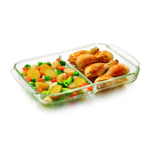 PYR.O.REY Divided Glass Baking Pan