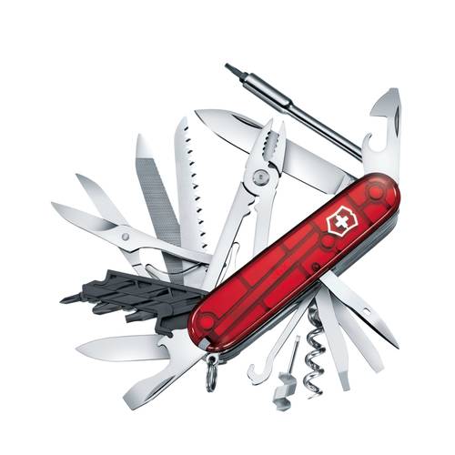 Red Victorinox Swiss Pocket Knife Cyber Tool - 39 Functions