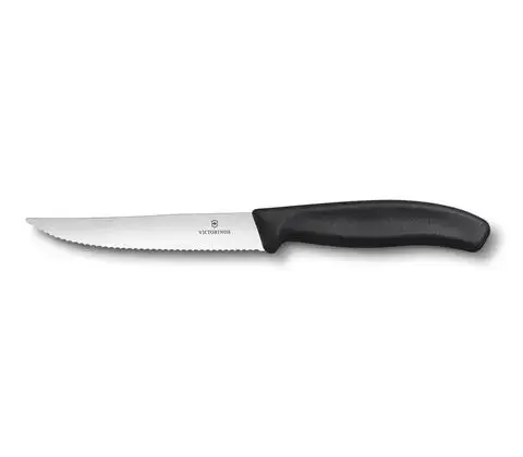 Victorinox Steak Knife 12 cm - Black Handle 