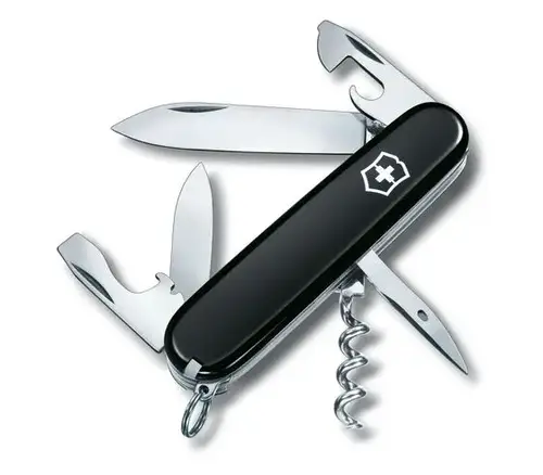 Victorinox Pocket Knife - Black - 12 Functions