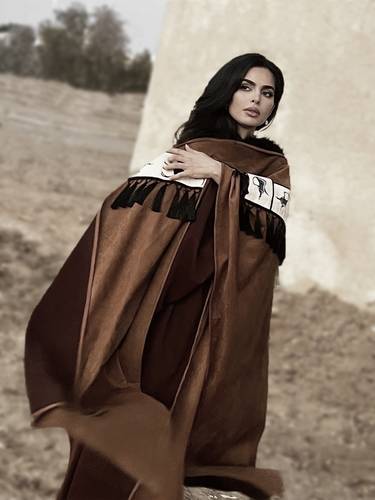 فروة نـــــجد لون جمــــلي farwah camel color