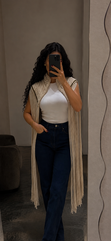 MACRAME MAXI VEST HANDMADE