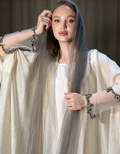 عبايه سكري 3d embellishment تطريز