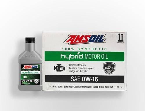 كرتون 12 علبة زيت محرك أمزويل Amsoil Hybrid 0W16 تخليقي بالكامل