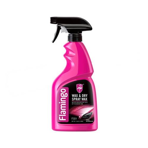 ملمع واكس بعد الغسيل | واكس اند دراي فلامنجو 500مل | Flamingo Wax & Dry F301