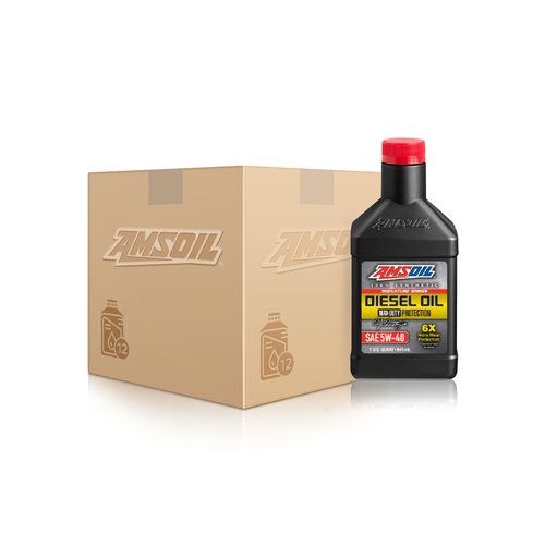 كرتون AMSOIL 5W40 SS زيت امزويل ديزل علبه 12