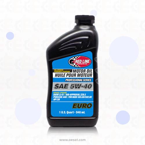 زيت محرك ردلاين 5w40 EURO واحد كوارت 946 مل 