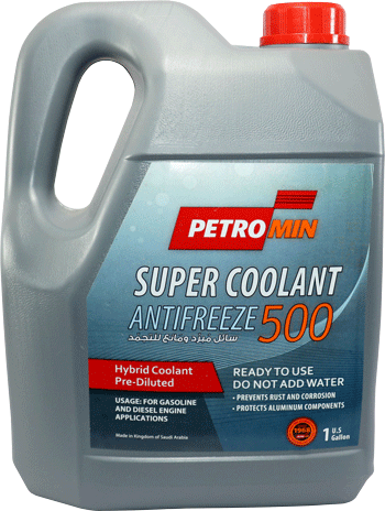 ماء رديتر بترومين أحمر 4 لتر – Petromin Red Coolant 4L