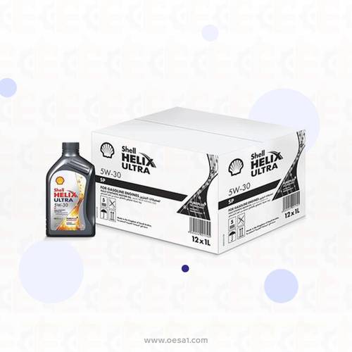 زيت محرك شل 5w30 غاز طبيعي كرتون 12 حبه