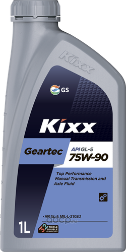 Kixx Geartec API GL-5 75W-90 كيكس زيت قير وجيربوكس