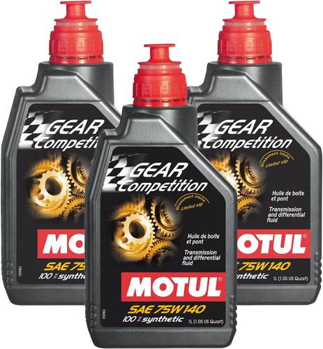 بكج موتول زيت تروس 75w140  واحد لتر Motul Gear Competition 75w140 Gearbox Oil 3 L