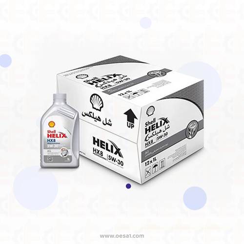 زيت محرك شل 5w30 كرتون 12 حبه