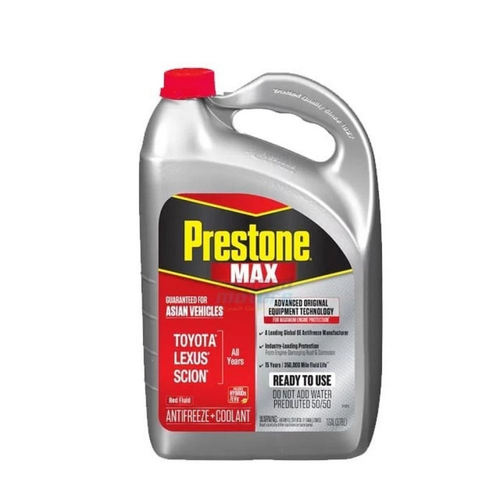 المركبات الآسيوية Prestone® (أحمر) مضاد للتجمد + سائل تبريد 3.75L