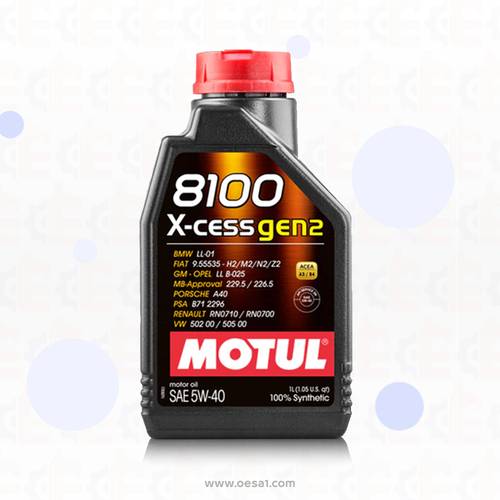 زيت محرك موتول 5W40 8100 الجيل 2 