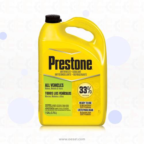 ماء تبريد الريدراتير بريستون مضاد للتجمد مركز 33% (اخضر) PRESTONE