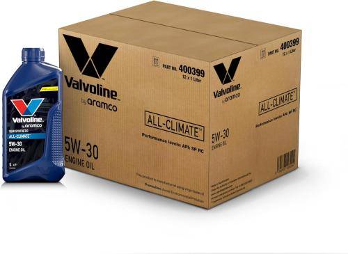 زيت محرك فالفولين 5W-30 تخليقي – كرتون 12 حبة | Valvoline