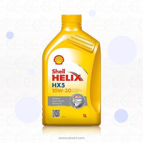 زيت محرك شل  10w30 HX5 واحد لتر
